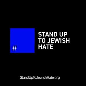 NWOT Adidas Stand Up To Jewish Hate Pin